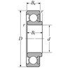 Ntn NTN 8507, RadialDeep Groove Ball Bearing  35 Mm Id X 72 Mm Od X 21 Mm W Single Sealed 8507